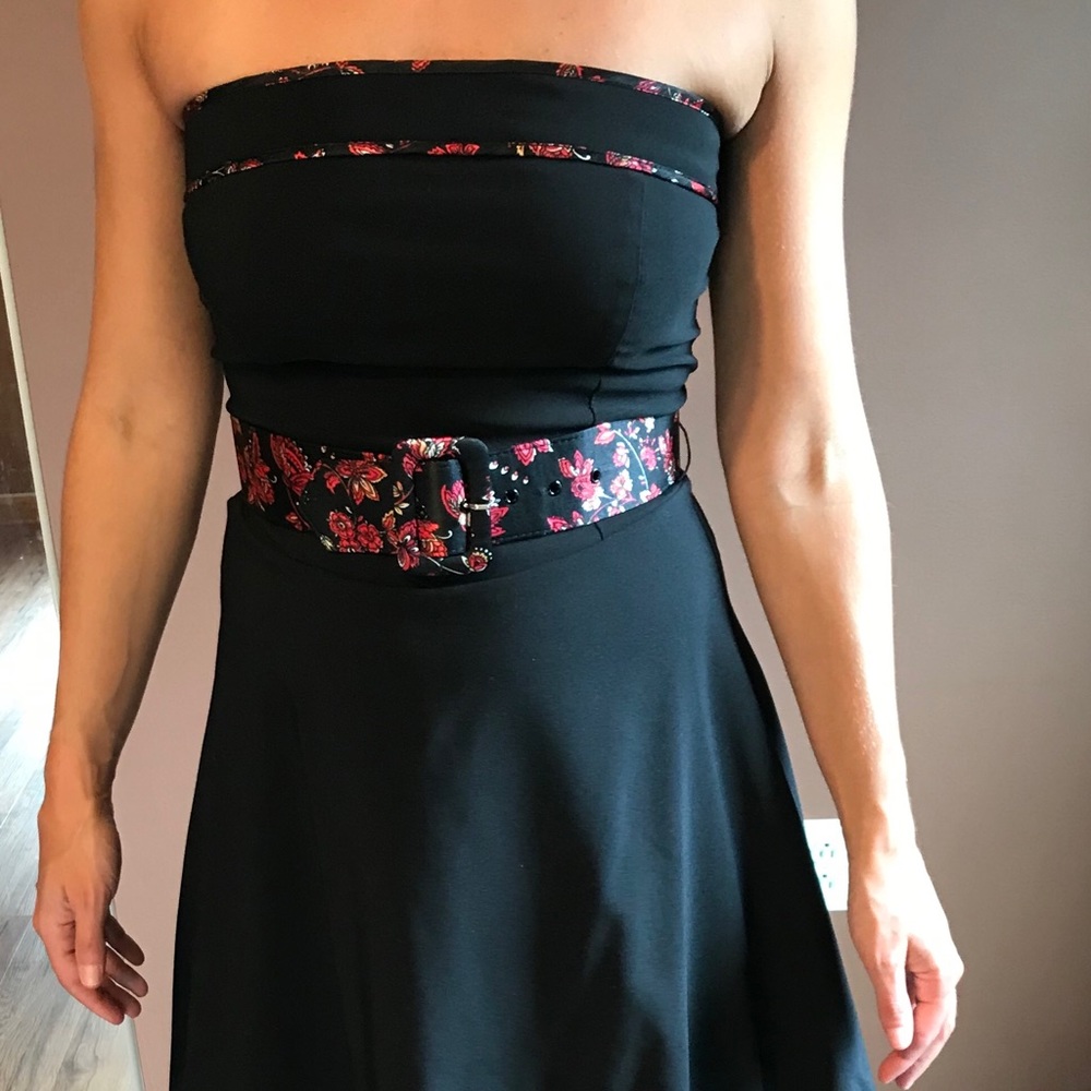Black cocktail dress